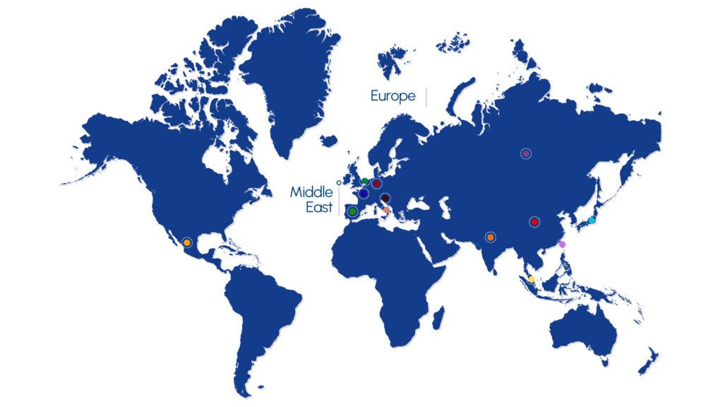 Global Reach Map Slide-miicron